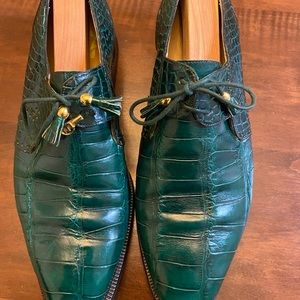 Mauri alligators in green, Size 91/2